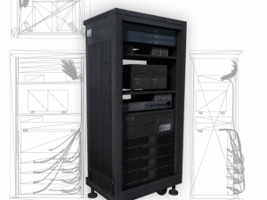 server rack low poly 3D Model