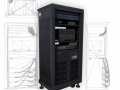 server rack low poly 3Dモデル