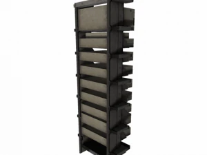server rack low poly 3D Model