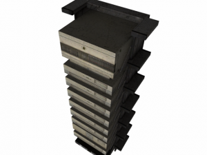 server rack low poly 3D 모델