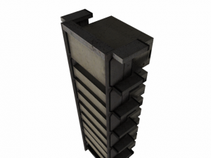 server rack low poly 3D 모델