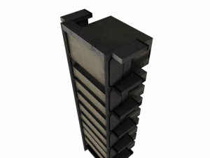 server rack low poly 3D Model