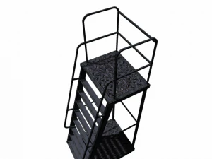 ladder black industrial low poly 3D Model