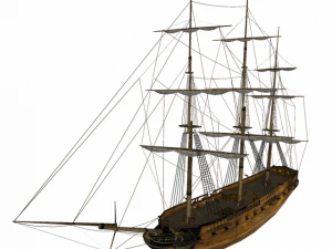 クリッパー帆船 3Dモデル