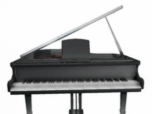 grand piano low poly 3D Model