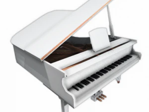 2 grand piano packages 3D Model