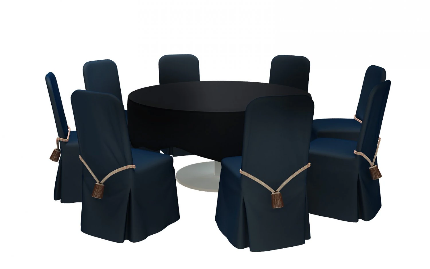 chairgoup 3D Model .c4d .max .obj .3ds .fbx .stl .blend 