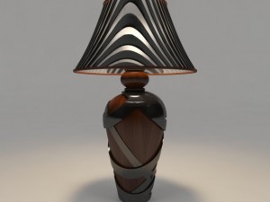 modern table lamp 3D Model
