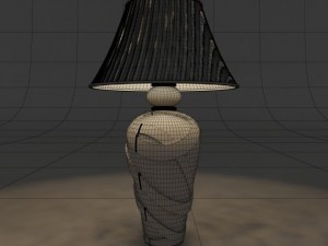 modern table lamp 3D Model
