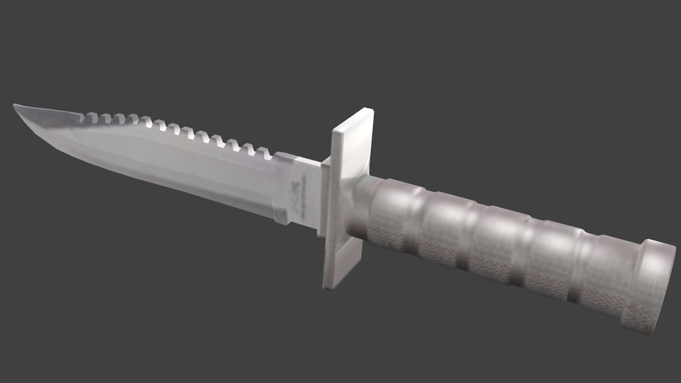 krausers knife 3D Model in Melee 3DExport