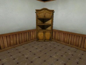 low poly mexican type cabinet 3D Model