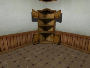 low poly mexican type cabinet 3D 모델