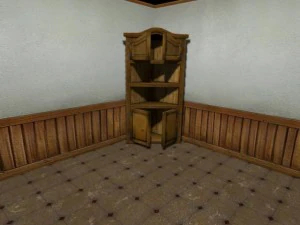 low poly mexican type cabinet 3D Model