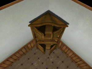 low poly mexican type cabinet 3D Model