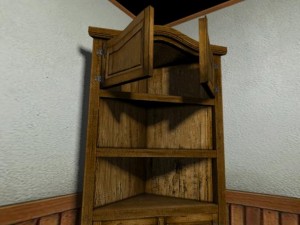 low poly mexican type cabinet 3D 모델