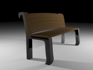 bench Modelo 3D
