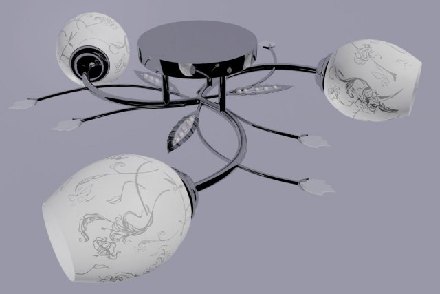 ceiling light made in 3ds max 2014 3D Model .c4d .max .obj .3ds .fbx .stl .blend