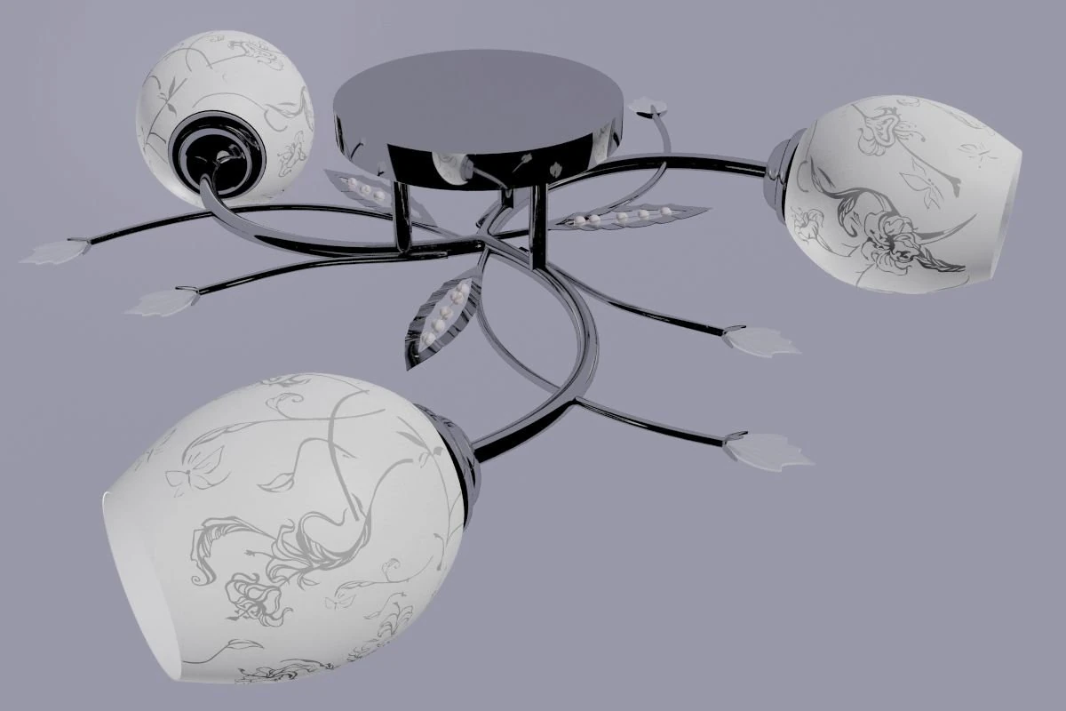 ceiling light made in 3ds max 2014 3D Model .c4d .max .obj .3ds .fbx .stl .blend 