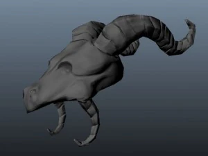 dragon skull 3D Model