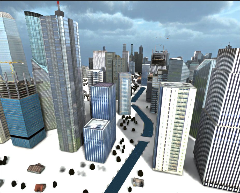 Low Poly City 3d Model In Cityscapes 3dexport