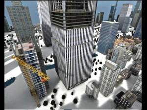 low poly city 3D Model