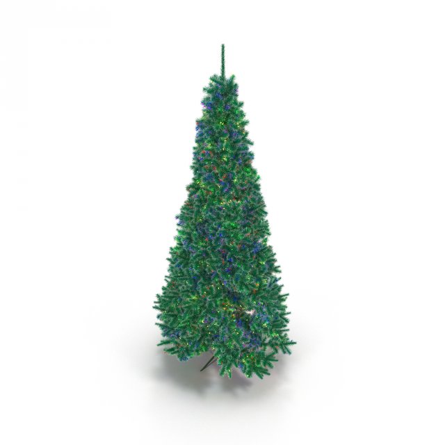 christmas tree 3D 모델 .c4d .max .obj .3ds .fbx .stl .blend 