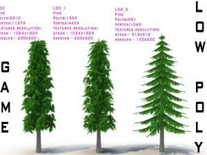 pine v2 Modelo 3D