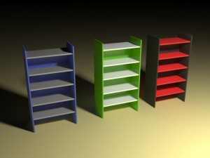bookcase 3D 모델