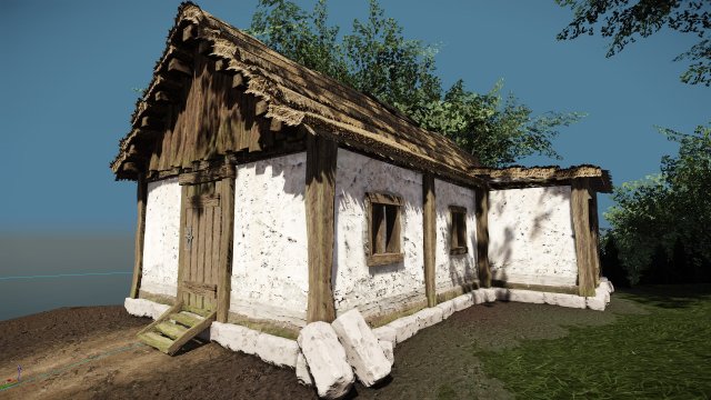 medieval house 3Dモデル .c4d .max .obj .3ds .fbx .stl .blend 