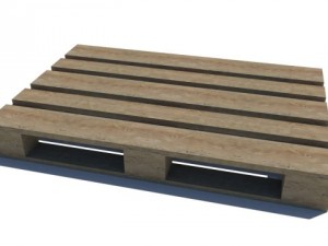 pallet with boxes 4 in 1 Modèle 3D