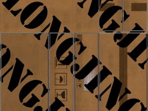 pallet with boxes 4 in 1 Modèle 3D