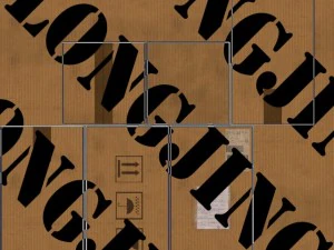 pallet with boxes 4 in 1 3D Model
