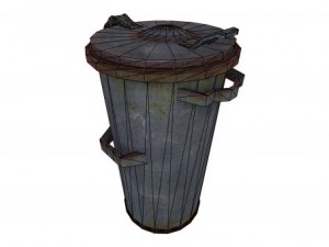 trash can 3D 모델