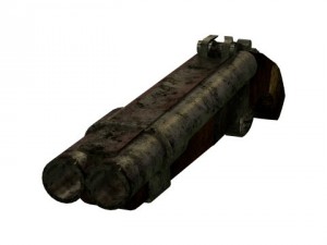 sawed off shotgun 3D मॉडल