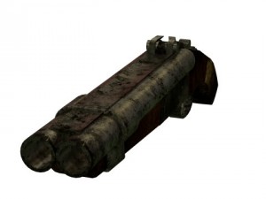 sawed off shotgun 3D मॉडल