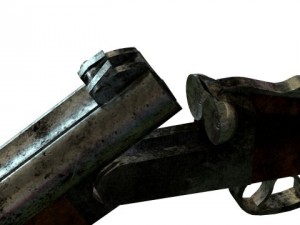 sawed off shotgun 3D मॉडल