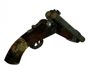 sawed off shotgun 3D Model