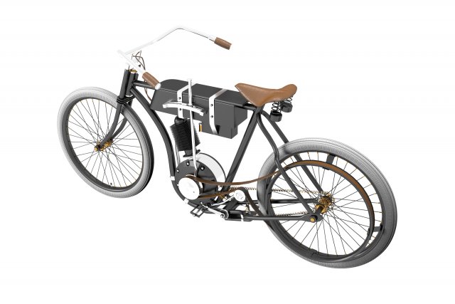 harley davidson 1908 3D Model in Motosiklet 3DExport
