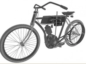 harley davidson 1908 3D Model