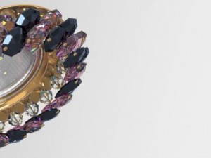 kantarel swarovski gerber gold Modèle 3D