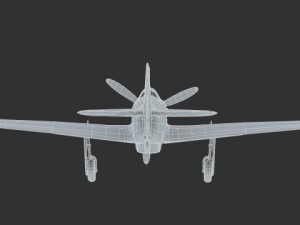 yakovlev  or yak1b soviet world war ii fighter Model 3D