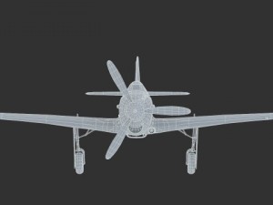 yakovlev  or yak1b soviet world war ii fighter Model 3D