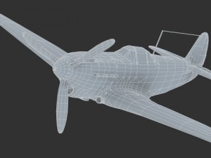 yakovlev  or yak1b soviet world war ii fighter Model 3D