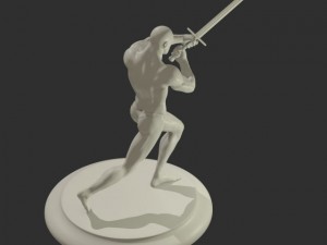 swordsman printready 3D Model