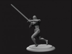 swordsman printready 3D Model