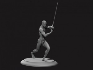 swordsman printready 3D Model