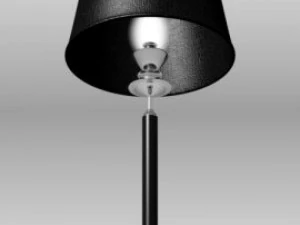 Tischlampe modern schwarz 3D Modell