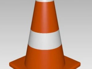 Verkehrskegel 3D Modell