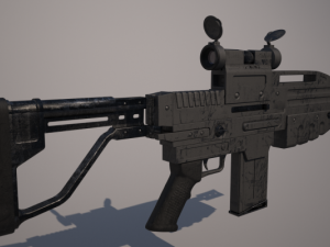 rifle 3D-Modell