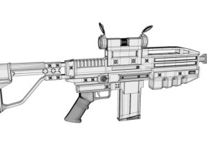rifle 3D-Modell